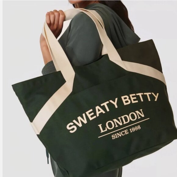 Sweaty Betty London Logo Canvas Tote Bag - Picture 1 of 1